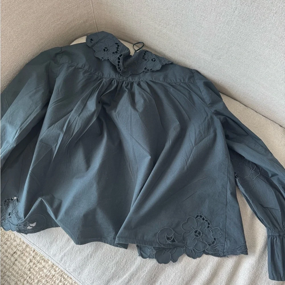 Free People Top - (Maisie Cutwork Top) - Picture 6 of 6